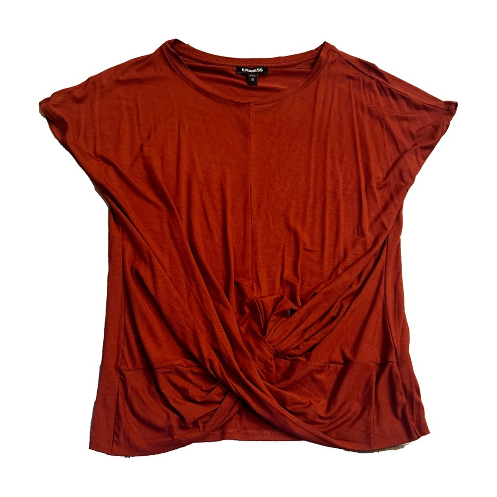 Express Rust Knot Top - Picture 4 of 7